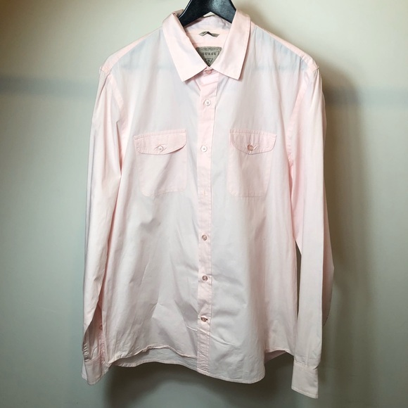 Guess Other - GUESS MENS pink button down shirt size Large